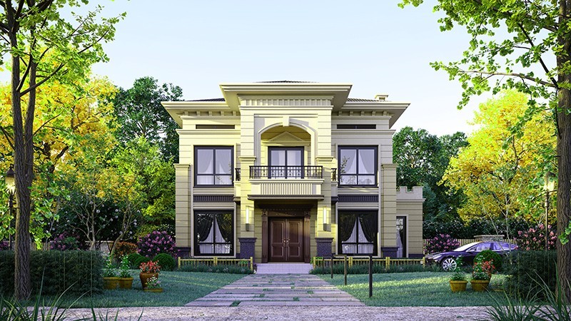 昌邑中式合院住宅，开放庭院与邻里乡亲更亲近